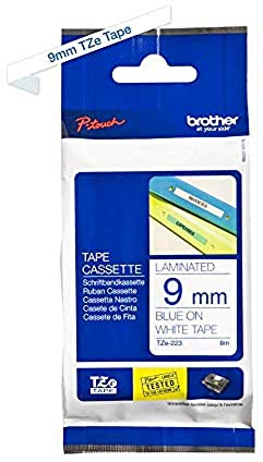 Brother Original P-touch Schriftband TZe-223 (für Brother P-touch PT-H100LB/R, -H105, -E100/VP, -D200/BW/VP, -D210/VP)