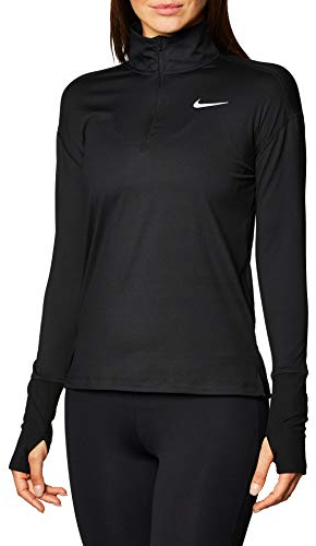 Nike Damen Element Langarmshirt, Black, XL