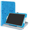LiuShan Custodia per Samsung Galaxy Tab E 9.6,360 Gradi di Rotazione Custodia in Pelle PU con Supporto Caso per Samsung Galaxy Tab E 9.6 SM-T560 / SM-T561 Android Tablet,Azzurro