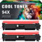 Cool Toner Kompatibel Tonerkartusche als Ersatz für HP 94X 94A CF294X CF294A Laserjet Pro MFP M148dw M148fdw M149fdw M118dw M148 M149 M118 (Schwarz, 2er-Pack)