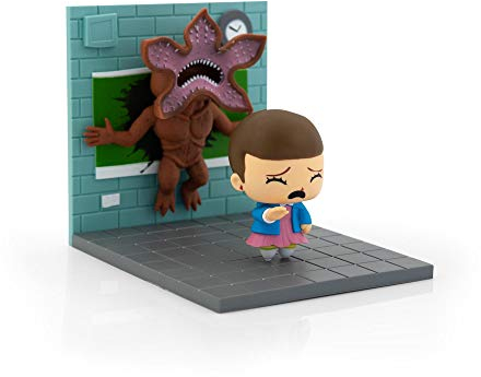Stranger Things Eleven Vs. Demogorgon Exclusive Diorama | SuperEmoFriends Design