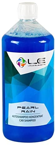 Liquid Elements – Pearl Rain Autoshampoo 1 Liter – Autoreiniger entfernt hartnäckige Verschmutzungen – ohne Wachse & Versiegelungen anzugreifen – mit Pina Colada Duft