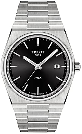 Tissot orologio Uomo PRX Nero 40mm quarzo Acciaio T137.410.11.051.00