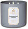 Bath & Body Works White Barn Marshmallow Fireside Kerze mit 3 Dochten, 411 g - Zedernholz, Palo Santo, geröstetes Marshmallow, Vanille - Zuhauseduft - Kerze