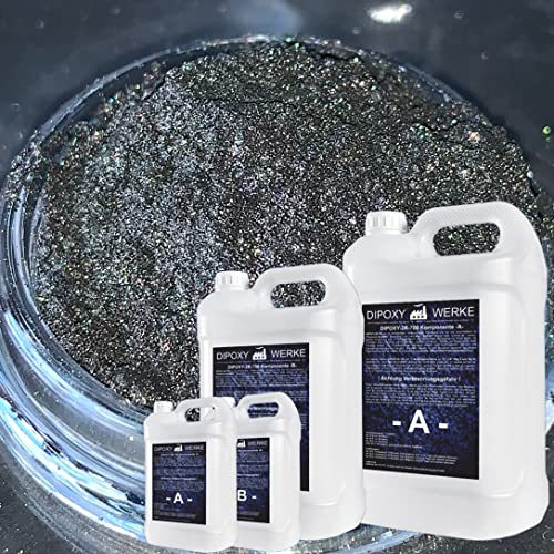 Dipoxy 2K-700 Epoxidharz mit Pigment 1,5kg + 25g Schwarz01
