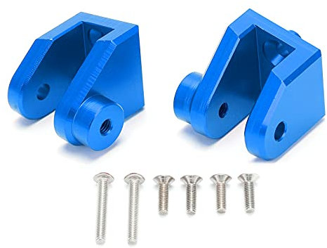 Cosiki Radio Controlled Car Accessory, Connection Rod Mount, Portable Wear Resistant for RC Cars(Blue)