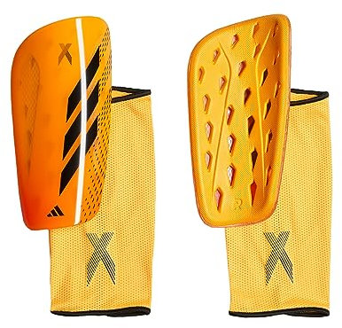 Adidas Unisex Shin Guard X Speedportal League Shin Guards, Solar Gold/Black/Solar Orange, IA9184, M