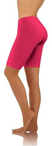 sesto senso Pantaloncini Donna Corallo Corti Cotone Ragazza Colorati Pantaloni Sportivi Fitness Yoga Pantaloni M Coral
