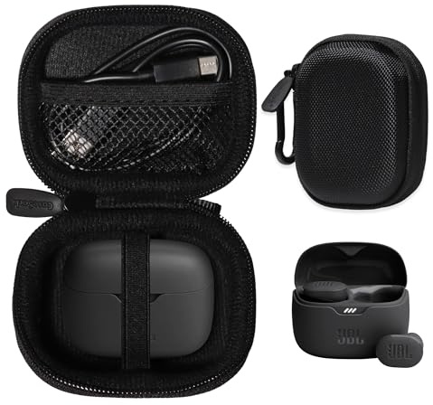 CaseSack Case for JBL Tune Buds True Wireless Noise Cancelling Earbuds(Black)