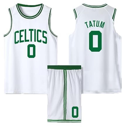 Maillot Basketball Enfant/Adulte 2024, 2 Pièces Basket Maillots Basketball Jersey et Short Ensemble de Maillot, Maillot sans Manches et Pantalon Court Enfants/Adulte, Pop Maillot Basket Blanc 2XS