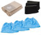 URPIZY 5 bolsas de repuesto para aspiradora para Einhell TC-VC 1820, TC-VC 1820 SA, TC-VC 1812 S, TC-VC 1815, con 3 filtros de espuma y 3 cubiertas de tela