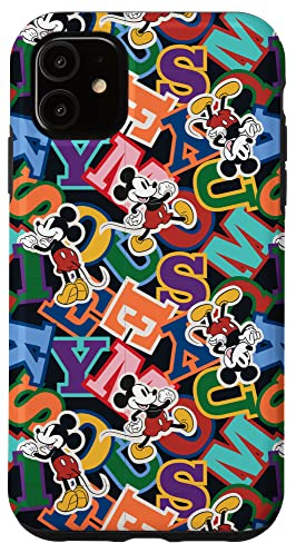 Disney Mickey Mouse Varsity Letter Print Case for iPhone 11