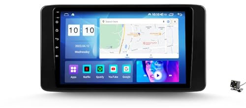 Rádio De Carro para Skoda Rapid 2 2019-2023 Android Autorrádio Bluetooth 10.1 Ecrã Tátil Com GPS WiFi Câmara Traseira Rádio Carro Com Mirror Link FM RDS Rádio Car-Play Android Auto,M200s