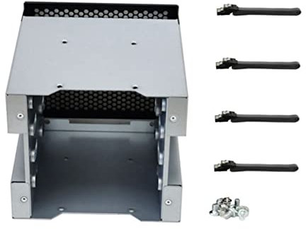 Uonlytech Hdd Expansion Shelf Hard Disk Rack Hard Drive Tray Hard Disk Accessories Hard Drive Accessories Mounting Bracket Hard Disk Cage Hard Drive Mounting Kit Aluminum Alloy