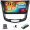 2G+64G CAMECHO Android Autoradio Navi per Nissan Qashqai J11 X-Trail T32 2014-2020 con CarPlay Android Auto, Stereo 2 Din con Schermo da 10 Pollici con BT GPS FM/RDS WiFi SWC Retrocamera&MIC