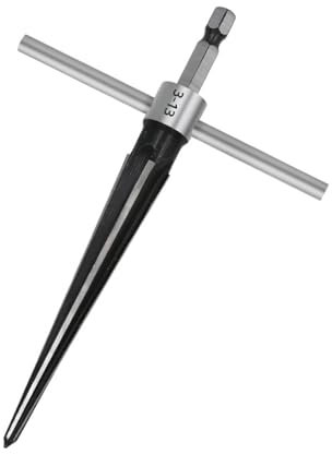 T-Griff Kegelreibahle, T-Griff, abnehmbare, konische Reibahle mit 1/4-Zoll-Schaft 3-13 mm &