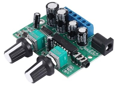 Asyduey 2.1 Audio Karte für Subwoofer VerstäRker 6Wx2 + 25W Mini VerstäRker HiFi YD1517P für 4-6 40W SubWoofer Lautsprecher DIY