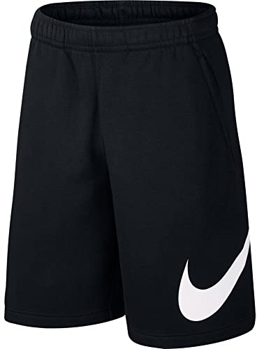 Nike Sportswear Club, Pantaloncini Uomo, Black/White/White, L