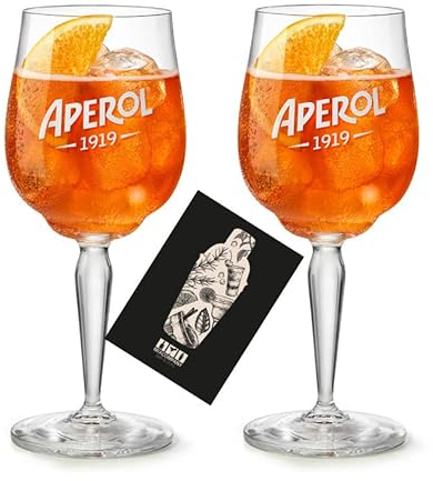 Birsppy Aperol Glas Gläser-Set neu - 2x Weingläser