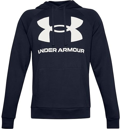 Under Armour Herren Rival Fleece Big Logo HD, sportlicher Kapuzenpullover mit loser Passform, bequemes und warmes Sweatshirt für Männer