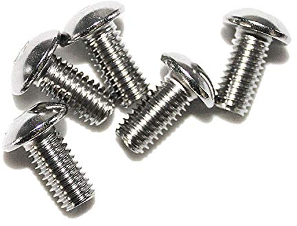 Lot de 100 vis à tête bombée M3 x 8 ISO 7380 ISK en acier inoxydable A2