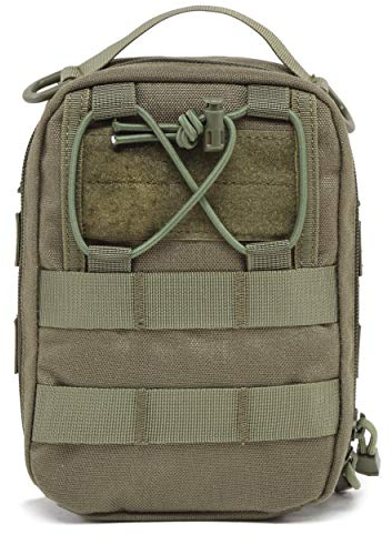 Azarxis Taktische Hüfttasche Molle Tasche Kompakt und leicht Handytasche Multifunktional Bauchtasche für Camping Reisen Wandern (Armee Grün)