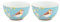 Pip Studio Early Bird Blau Bowl Set2 15 cm