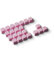 HK Gaming Rubber Keycaps Set | Anti-Slip Texture | Doubleshot Backlit Keycap Set | 23 Keys OEM Profile Key Set | For Mechanical Keyboard | Compatible with Cherry MX, Gateron, Kailh | Prism Pink