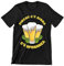 Incidiamo Maglietta Birra Uomo Frasi Divertenti Birra Finchè c'è Birra c'è Speranza Passione t-Shirt Manica Corta Cotone Nera Taglia L