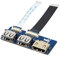 Waveshare USB HDMI Adapter Specialized for CM4-IO-BASE Adapting FFC Connector to Standard Connector