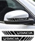 2pcs Auto-RüCkspiegel-Aufkleber-Zierstreifen, FüR Dacia Duster Logan Sandero Lodgy Stepwa Mcv 2