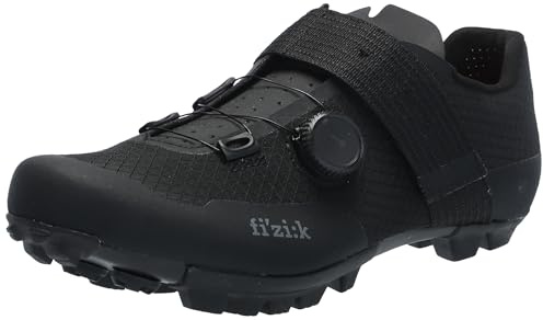 Fizik Vento Ferox Carbon Clip-in Cycling Shoes, Black, Size 43.5 EU