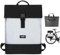 LARKSON Fahrradtaschen für Gepäckträger Damen & Herren Schwarz Reflektierend - Tammo Bike - 2 in 1 Fahrrad Tasche Rucksack & Gepäckträgertasche Hinten - Wasserabweisend