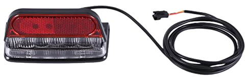 Tsadeer E-Bike Rücklicht Ebike DC 6V 12V 24V 36V 48V 60V Rücklicht für Elektrofahrrad Zubehör für Radfahren