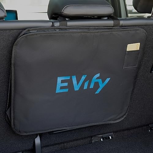 EVify Typ 2 Ladekabel Tasche für den Kofferraum • EV Kabeltasche Elektroauto, Organizer mit schnell griffbereitem Klettverschluss, Ladekartenfach und platzsparendem Design