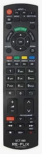 Re-Flix Telecomando universale UCT-045 per Panasonic TV TX-L37ET5
