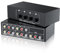 BolAAzuL 4-in-1-Out-Composite-Video-L/R-Audio-Auswahlbox, 4 x 1, BolAAzuL 4-Wege-RCA-Schalter – 4-Port-AV-Wahlschalter – Plug & Play, für Wii, PS2, Xbox, DVD, STB, HDTV