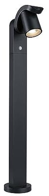 Paulmann 94831 LED Pollerleuchte Cuff Bewegungsmelder IP44 782mm 3000K 10W 700lm 230V 70° Anthrazit Aluminium Außenleuchte