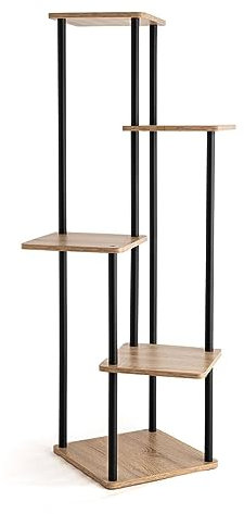 Arcoroc Vinthera Moa Soporte para Cinco Macetas En Acero 59,80x59,80x106,30cm Hierro Incluye Instrucciones