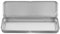 Ipetboom 1 Stück Metall Federmäppchen Stiftebox Stiftbox Federmäppchen Rechteckig für Stift Bleistift Buntstifte, Schreibwarenbox Metall Federmäppchen Leer Aufklappbare Blechdose Pencil Case