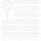 Suzile 200 Stück 5,1 cm runde Acryl-Cupcake-Topper, DIY, blanko, transparent, Mini-Cupcake-Topper, Sticks, Cupcake-Picks, Kuchendekorationen für Geburtstag, Festival, Babyparty, Hochzeit, Party,