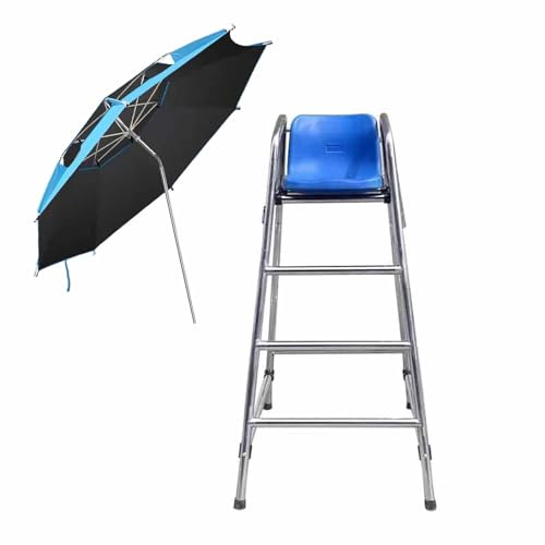 Piscine Chaises de sauveteurs Grand 47 59 71 pouces Chaises de Sauvetage pour Piscine avec Parasol, Chaise de sauveteur pour piscine hors sol, Chaise d'arbitre autoportante pour les compétitions sur l