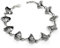 Ginkgo-Armband aus 925er Sterlingsilber Argento