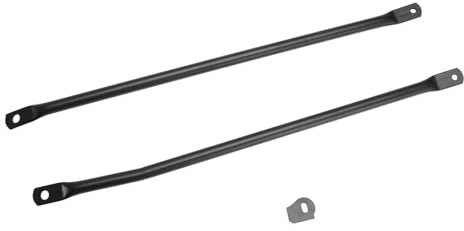 Areyourshop Paar Rahmenunterzugstreben + Knotenblech Endurostreben Fit für Simson S50 S51 S70