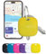 Boompods Boomtag Wiederaufladbarer Schlüsselfinder - Ozeanplastik Bluetooth Tracker kompatibel mit Apple Wo ist? App, Wasserdichter Key Finder, Mini Ortungsgerät für Schlüssel, Taschen, Gelb