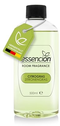 essencion Citro Gras Raumduft Refill Flasche – 500ml – In 14 verlockenden Düften erhältlich (Citro Gras 500ml Refill)