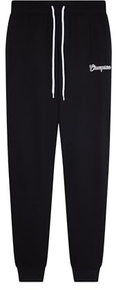 Champion Legacy Damen Graphic Rib Cuff Hose, L, Schwarz, Schwarz, L