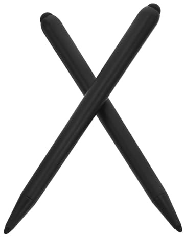 2 Stück Digitaler Stift für Interaktive Whiteboards Dual Tip Schwarz | ABS, 16x1,5x1,5cm, Präzise Bedienung, für Lehrgerät, Business Meeting und Unterricht