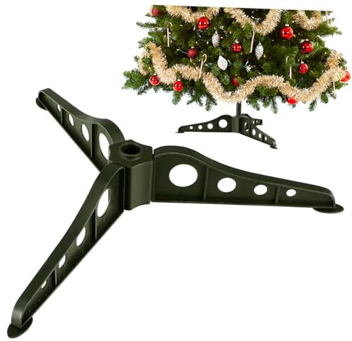 Garneck Base para Árbol De Navidad Artificial Patas Extraíbles y Sistema De Sujeción Firme Adecuado para Adornos Navideños Casa