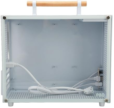 Xiuganpo Custodia MATX, Interfaccia Arricchita, Pannello Laterale Trasparente, Robusta Custodia per Mini PC in Acciaio per Giochi da Ufficio, Alimentatore ATX Compatibile per I7 13700K + RTX4080,